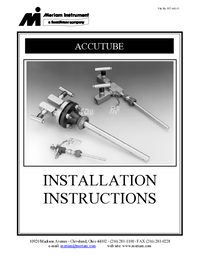 Thumbnail of document Manual - 20T/21T Threaded Insertion Accutube